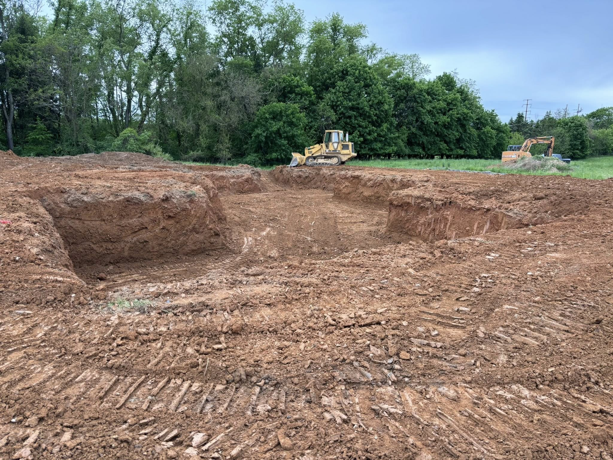 Foundation excavation project